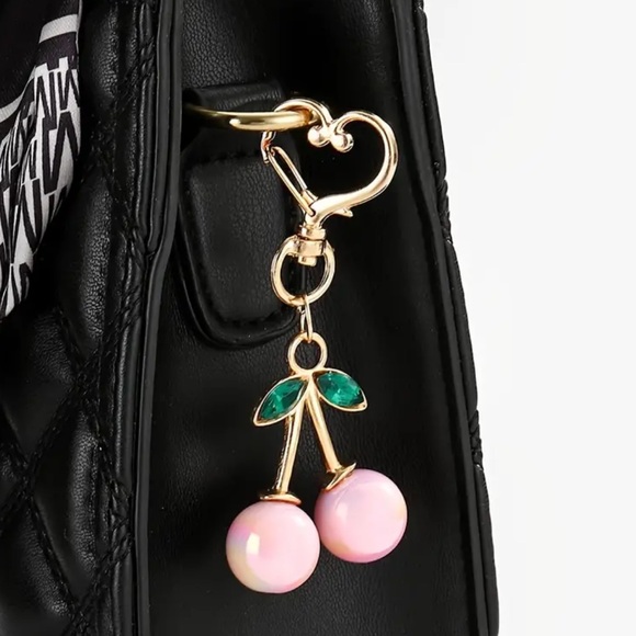 Cherry Bag Charm - Picture 1 of 4
